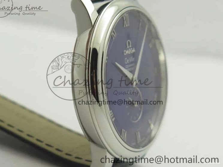 0427 Youthful De Ville Prestige Small Second TWF 1:1 Best Edition Blue Dial on Black Leather Strap MIYOTA 8035